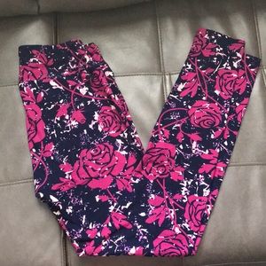 Lularoe OS Rose Leggings